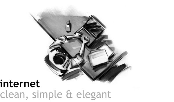 internet - clean, simple & elegant